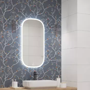 Панно настенное LB Ceramics Моррис 60x60.3 см глазурованный керамогранит матовый цвет синий комплект