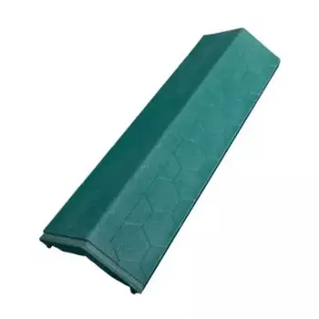 Парапет ППК 0.5 кирпича полимер-песчаный композит 50x13x1.5 см зеленый
