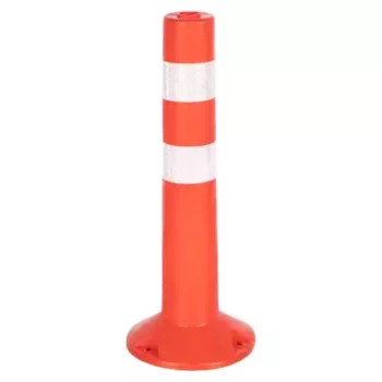 Парковочный столбик 17x45 см красный