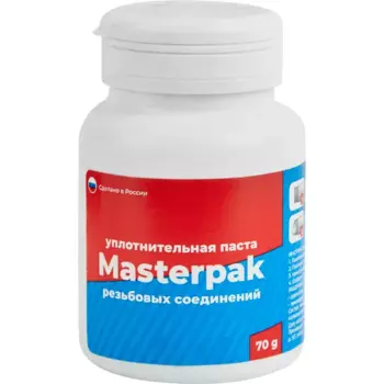 Паста уплотнительная Masterpak для воды 70 г со льном