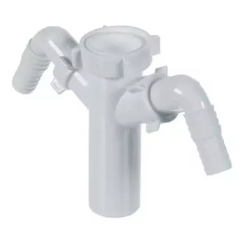 Патрубок Orio с двумя входами d 140 мм L 38.1 мм полипропилен