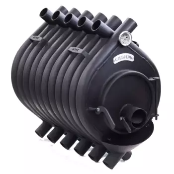 Печь дровяная НМК Сибирь БВ-180 7 кВт цвет черный