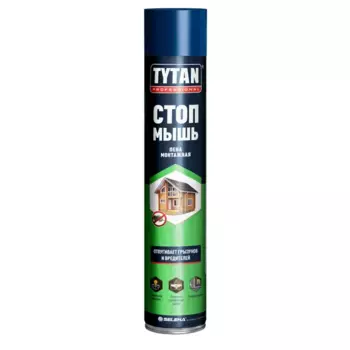 Пена монтажная бытовая Tytan Стоп мышь 40 летняя 750 мл