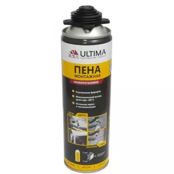 Пена монтажная пистолетная Ultima Gun всесезонная 500 мл
