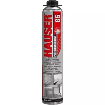 Пена монтажная профессиональная Hauser 65 всесезонная 740 мл
