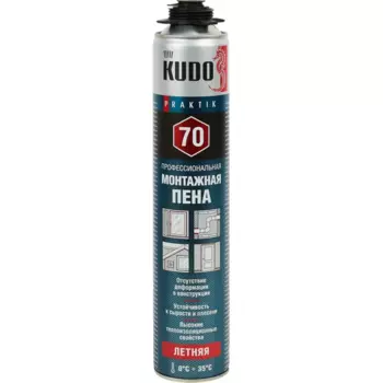 Пена монтажная профессиональная Kudo Praktik 70 летняя 1000 мл