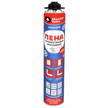 Пена монтажная профессиональная MasterTeks 65 зимняя 825 л