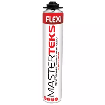 Пена монтажная профессиональная MasterTeks FLEXI 60 эластичная всесезонная 770 мл