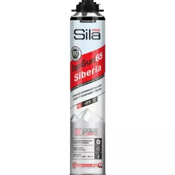 Пена монтажная профессиональная Sila Pro Topgun Siberia 65 зимняя 850 мл