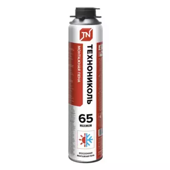 Пена монтажная профессиональная Технониколь Maximum 65 всесезонная 1000 мл