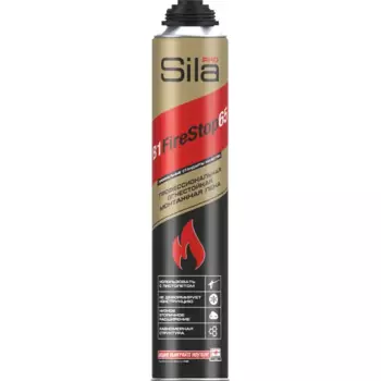 Пена монтажная Sila Pro В1 65 огнеупорная 850мл