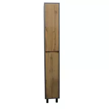 Пенал для ванной Wood PW30 напольный 200x30 см цвет дуб вотан