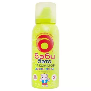 Пенка от комаров детская БЭБИ-ДЭТА, 100 мл