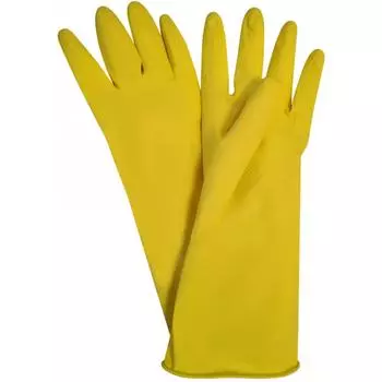 Перчатки Бонус латексные с хлопковым напылением размер L