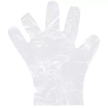 Перчатки полиэтиленовые одноразовые ПНД, 100 шт.