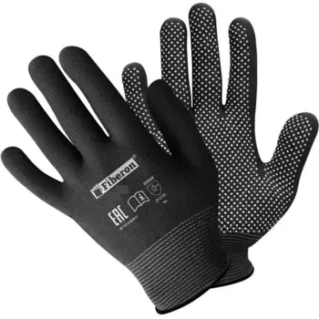 Перчатки ПВХ Fiberon PR-PVC521 размер 9/L, микроточка