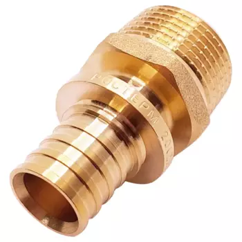 Переходник Ростерм 3/4"x20 мм НР латунь