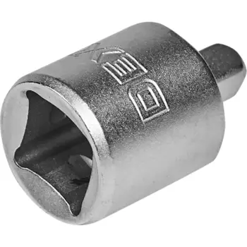 Переходник для торцевых головок Dexter 1/2(F)x1/4(M) дюйма 32 мм