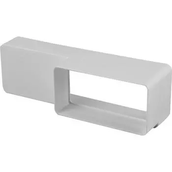 Переходник для плоских воздуховодов Equation 55x110/60x204 мм пластик