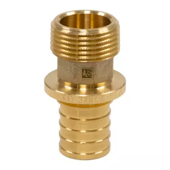 Переходник Рехау 1"х32 мм НР латунь