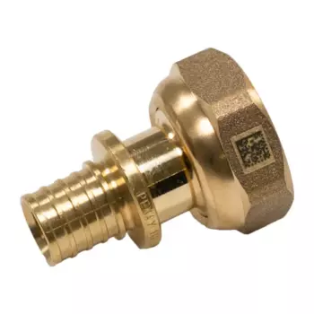 Переходник с накидной гайкой Рехау 1/2"х16 мм ВР-НР латунь