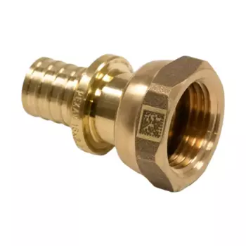 Переходник с накидной гайкой Рехау 3/4"х16 мм ВР-НР латунь