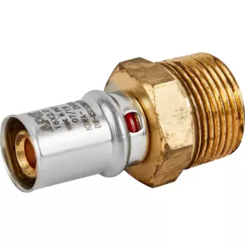 Муфта комбинированная Stout 3/4"x16 мм НР ВПр латунь