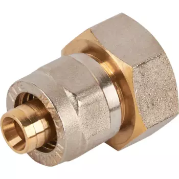 Муфта комбинированная Stout 3/4"x16 мм ВР латунь