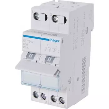 Переключатель I-0-II Hager 2Р 40 A