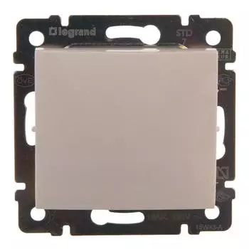 Переключатель перекрёстный одноклавишный - Legrand Valena - 10А 250В схема 7 винтовые зажимы - белый