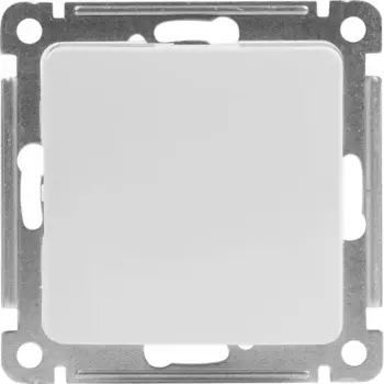 Переключатель встраиваемый Hegel Мастер 1 клавиша цвет белый