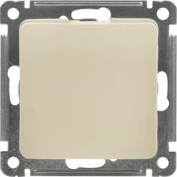 Переключатель встраиваемый Hegel Мастер 1 клавиша цвет слоновая кость