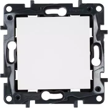 Переключатель одноклавишный - Legrand Structura - 10А 250В безвинтовые зажимы - белый