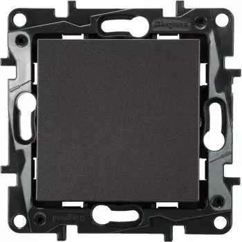 Переключатель одноклавишный - Legrand Structura - 10А 250В безвинтовые зажимы - магнезиум