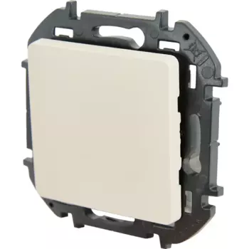 Переключатель одноклавишный - Lexman Lilian - 10А 250В безвинтовые зажимы - слоновая кость