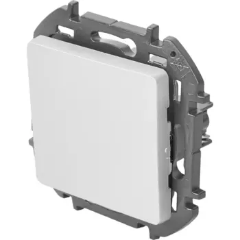 Переключатель одноклавишный - Lexman Lilian - 10А 250В безвинтовые зажимы - алюминий