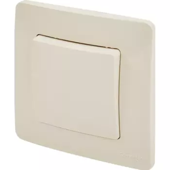 Переключатель встраиваемый Systeme Electric Blanca 1 клавиша цвет бежевый