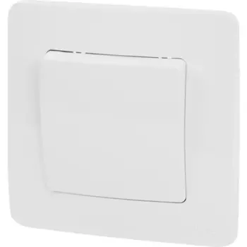 Переключатель встраиваемый Systeme Electric Blanca 1 клавиша цвет белый