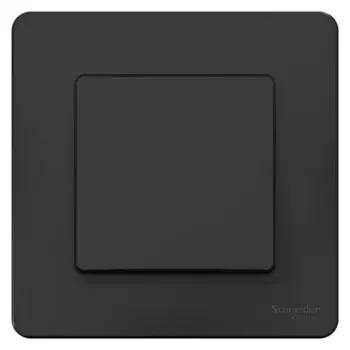 Переключатель встраиваемый Systeme Electric Blanca 1 клавиша цвет антрацит