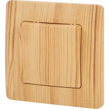 Переключатель встраиваемый Systeme Electric Blanca 1 клавиша цвет ясень