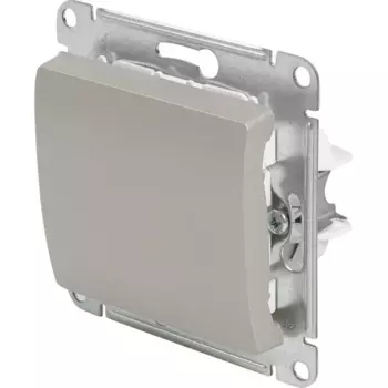 Переключатель встраиваемый Systeme Electric Glossa СХ6 1 клавиша цвет платиновый