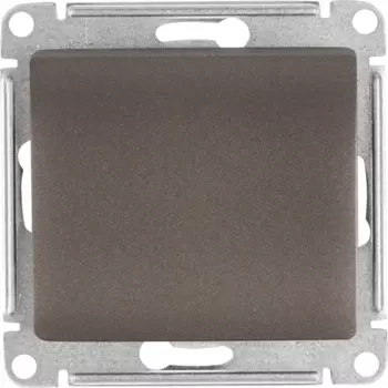Переключатель встраиваемый Systeme Electric Glossa СХ6 1 клавиша цвет графит