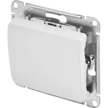 Переключатель встраиваемый Systeme Electric Glossa сх.6 1 клавиша цвет белый