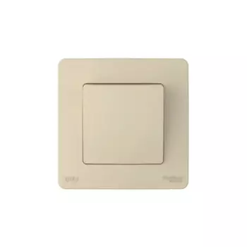 Переключатель встраиваемый Systeme Electric Blanca 1 клавиша цвет бежевый