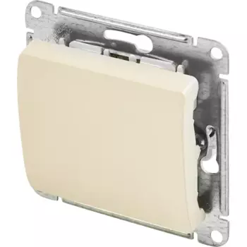 Переключатель встраиваемый Systeme Electric Glossa сх.6 1 клавиша цвет бежевый