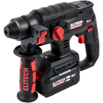 Перфоратор аккумуляторный бесщеточный SDS-plus Elitech HD CRH2022SL, 20 В Li-Ion 4 Ач, 2.3 Дж