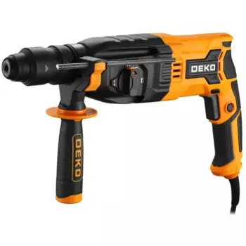 Перфоратор сетевой SDS-plus Deko ZKH1150W 084-1017, 1150 Вт, 3.5 Дж, 5 буров в комплекте