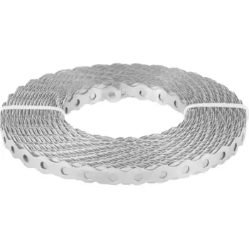 Перфорированная лента волна LV 12x0.5 25 м оцинкованная сталь цвет серый