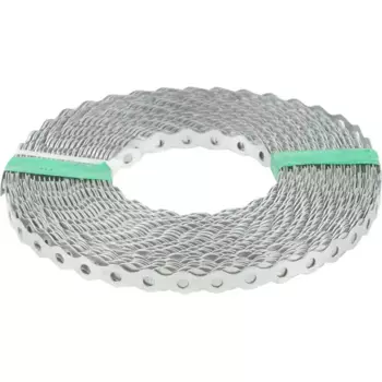 Перфорированная лента волна LV 12x0.75 25 м оцинкованная сталь цвет серый