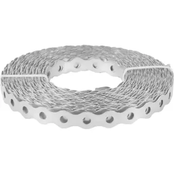 Перфорированная лента волна LV 17x0.5 25 м оцинкованная сталь цвет серый